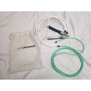 Crossrope Get Lean Weighted Jump Rope Set Size M 8 - 6  1/4 lb & 1/2 lb